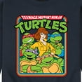 thumbnail image 3 of Teenage Mutant Ninja Turtles - Retro Group April - Men's Crew Neck Fleece Pullover, 3 of 5