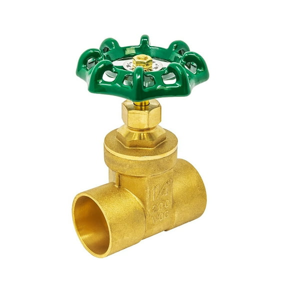 Thrifco 6415060 1/2 Inch CXC Brass Stop Valve