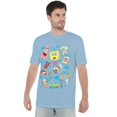 thumbnail image 4 of SpongeBob SquarePants Mens Character Faces T-Shirt, 4 of 5