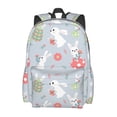 thumbnail image 2 of Disketp Bunny cartoon with easter Mochila Escolar de Gran Capacidad y Peso Ligero, Mochila de Viaje Ideal para Escuela, Trabajo y Uso Diario, Cómoda y con Estilo, 2 of 8