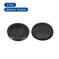 thumbnail image 3 of Uxcell 4Pack Rubber Grommets 2-1/8" (55mm) Drill Hole, 2" (48mm) ID Single Sided Hole Plugs Ring Gasket, Black, 3 of 7