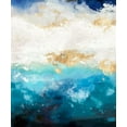 thumbnail image 2 of Reeves, Tom 12x14 White Modern Wood Framed Museum Art Print Titled - Water I, 2 of 4