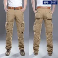 thumbnail image 3 of Pantalones rectos para hombre, pantalones cargo para hombre, holgados, casuales, estéticos, nuevos, de calle, sueltos, emo, Y2k, vintage, de diseñador, de alta calidad, baratos, 3 of 5