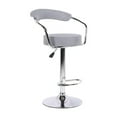 thumbnail image 3 of Heavenly Collection Adjustable Stool with stainless steel base SET OF 2, 3 of 4