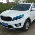 thumbnail image 4 of Mduoduo 12x48\\\\\\\" Blue Tint Vinyl Film Overlay Wrap Sheet Lamp Film Fit For Aillights, Head Lamps, Side Marker Cover, Fog Lig Car Accessories, 4 of 9
