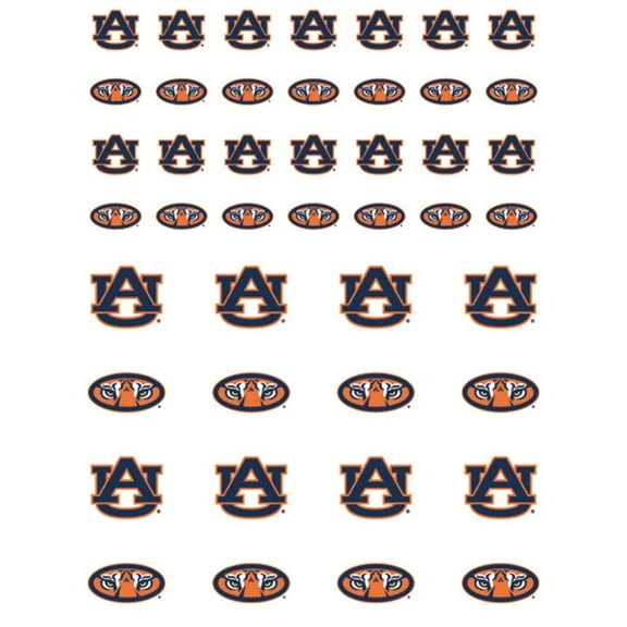 Auburn Tigers Small Sticker Sheet - 2 Sheets