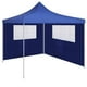 thumbnail image 3 of Carpa lateral VidaXL de poliéster y PVC de 4 x 2 m, azul con ventanas, 3 of 6