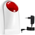 thumbnail image 3 of Alarm Siren, Wireless Siren with LED Flashing Light Work with Alarm System, 3 of 5