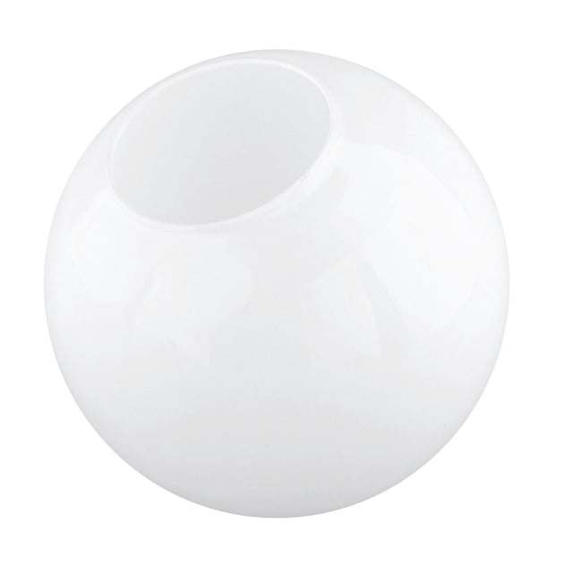 2-Pack Acrylic Replacement Globe Lamp Shade – 5" Milky White, Threaded 6.8cm Opening For Pendant & Ceiling Lights