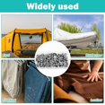 thumbnail image 4 of HLONK 150Pcs Canvas Snap Kit Stainless Steel Snap Fastener Tool Kit Heavy Duty Canvas Snap Button Tool Boat Cover Snaps DIY Snap Button Set for Boat Cover Canvas Furniture, 4 of 10