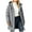 (New10)Gray, variant on Women Long Hooded Parka Puffer Jacket Plus Size Drawstring Adjustable Collar Multi Pocket Windproof Coat Thick Winter Warm Outdoor Coat