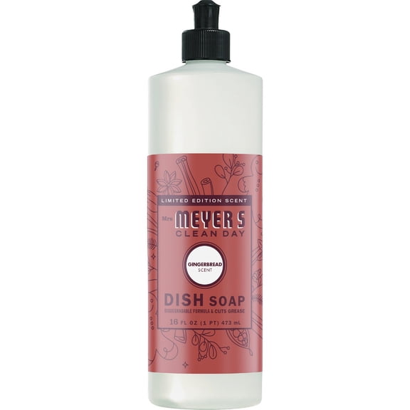Mrs. Meyer's Clean Day 16 Oz. Gingerbread Dish Soap 12014