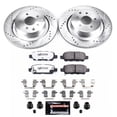 thumbnail image 2 of PowerStop Rear Z26 Street Warrior Carbon-Fiber Ceramic Brake Pad and Drilled and Slotted Rotor Kit Fits: INFINITI Select Models K9062-26, 2 of 3