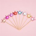 thumbnail image 5 of 50 piezas de decoración de cupcakes con forma de corazón, estrellas y coronas, palillos para cupcakes, mini decoración para pasteles, decoración colorida para pasteles DIY, 5 of 5