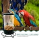 thumbnail image 5 of Comedero para pájaros de ventana, contenedor de comida, transparente, colgante, bebedero para colibríes, en forma de corazón, 5 of 6