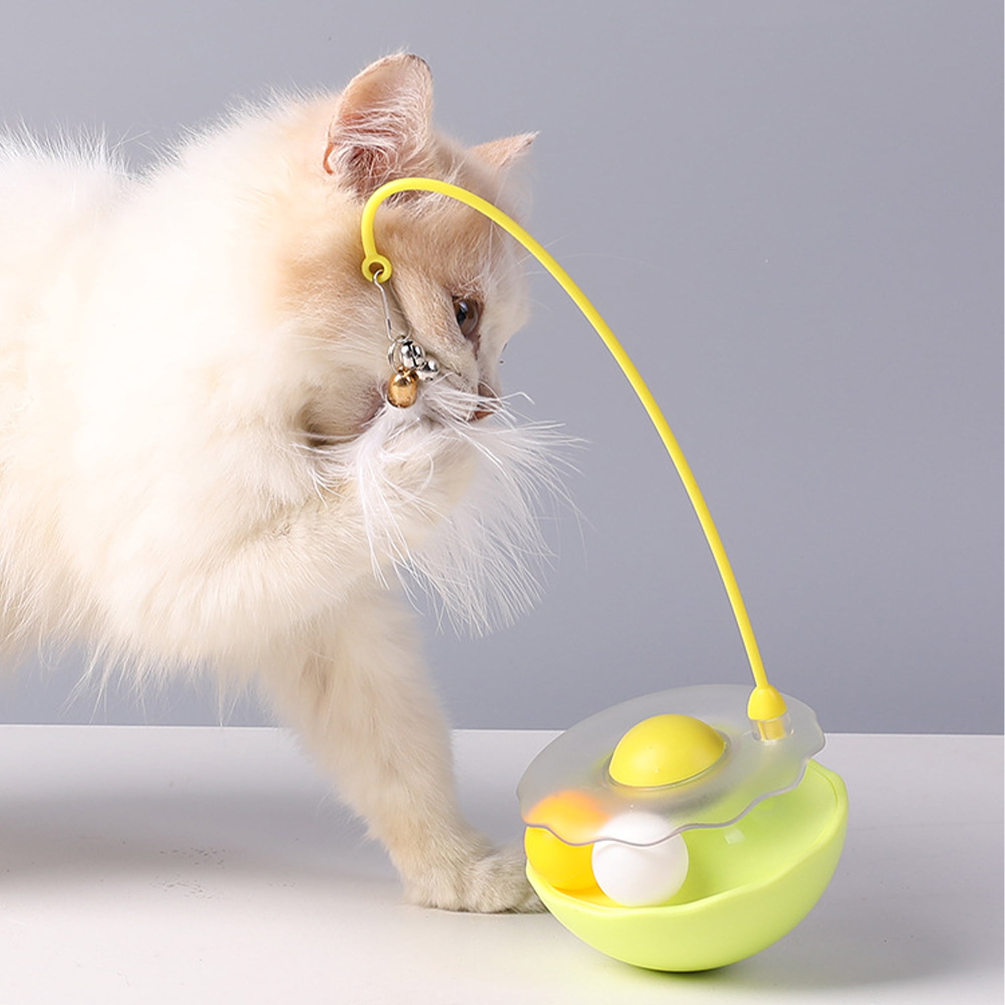 Cat Toys Cat Play Stick Kitten Toy Set Indoor Cat Interactive Tumbler Cat Feather Toy Pet Supplies Birthday Gift