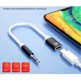 thumbnail image 2 of Adaptador para auriculares: cable de audio de 3,5 mm macho a hembra, cable de audio USB-C a Aux, compatible con reproductores MP3, ordenadores portátiles, tabletas y smartphones (1 unidad), 2 of 8