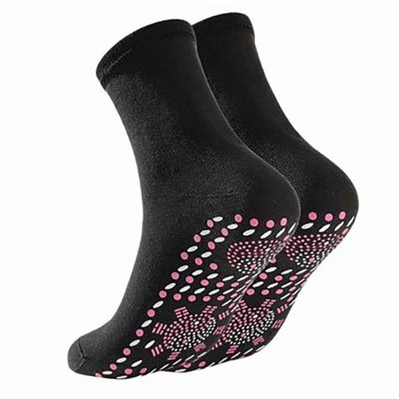 Specollect 2 Pcs Heating Socks for Men and Women, Comfortable Thermal Socks with Massage, Warm Cold Weather Socks for Outdoor Activities, Elastic Heated Socks for Winter, Skiing, Hiking
