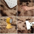 thumbnail image 5 of Garvee 6' x 9' Shag Area Rug Modern Plush and Thick Fluffy Rug Non-Slip Carpet Fuzzy Shaggy Rug for Bedroom, Brown, 5 of 6