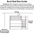 thumbnail image 6 of ACME Eclipse Twin Over Full Futon Bunk Bed, Multiple Colors, 6 of 10