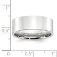 thumbnail image 3 of Primal Gold 10 Karat White Gold 8mm Standard Flat Comfort Fit Band Size 14, 3 of 6