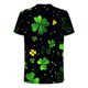 thumbnail image 4 of Ceisia Men's Slim Fit Short Sleeve T-Shirt St. Patrick's Day Themed Print Clover Spring Summer Shirt Gift, 4 of 5