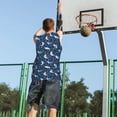 thumbnail image 5 of Pofeuu Sea Sharks Print Basketball Jersey, Shirts for Men Youth Basketball Jersey Crew Neck-X-Large, 5 of 6