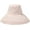 Beige, variant on CoCopeaunts Large Bucket Hat Wide Brim Summer Sun Cap for Female Sun Protection UV Wild Wear Fisherman Hat with Windproof Rope