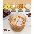 thumbnail image 4 of YTCYKJ 2PCS Double Wall Glass Espresso Cups , 8 Ounces Insulated Glass Coffee Cups with Handle, Perfect for Cappuccino, Latte, Tea,Clear, 4 of 15