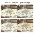 thumbnail image 7 of ODIKA 8'x10' Washable Area Rug Non-Shedding, Easy Care, Entry Welcome Farmhouse Vine Border Botanical Trailing Sprigs Door Flowing for King Size Bedroom Under Bed, Master Suite, 7 of 7