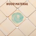 thumbnail image 3 of 300 Pcs Wood Squares Wood Pieces Unfinished Wood Crafts Wood Slices Wooden Squares For Crafts Decorations, 3 of 3