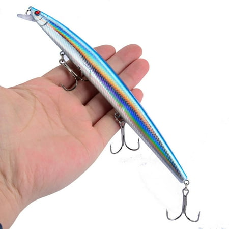 1 Pcs/lot 24g 18cm Big Minnow Lure Floating Sea Fishing Lures Hard Bait Pesca Artificial Jig Wobblers Crank Bait Fishing Tackle