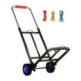thumbnail image 1 of Foldable Hand Cart Adjustable Handle Trolley Foldable Trolley Cart Durable Folds Pipe25mmRubber Wheel, 1 of 8