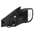 thumbnail image 2 of TRQ Mirror Power Heated Smooth Black Passenger Side RH for Honda CRV Canada MRA08217 Fits select: 2017-2018 HONDA CR-V, 2 of 4