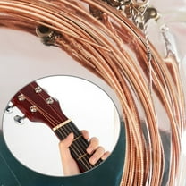 ACOUSTIC GUITAR STRINGS SET OF 6 HIGH QUALITY STRINGS 011-052in COPPER