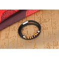thumbnail image 4 of COAI Tiger Eye Stone Beaded Leather Bracelet for Women Men, 4 of 4