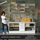 thumbnail image 5 of Mueble Modular Integral Almacenamiento Garaje Madesa 200 blanco, 5 of 10