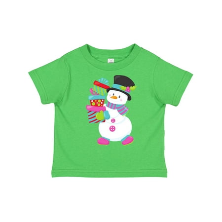 

Inktastic Christmas Snowman Carrot Nose Gifts Presents Gift Toddler Boy or Toddler Girl T-Shirt