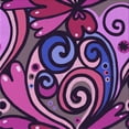 thumbnail image 1 of Ahgly Company Machine Washable Indoor Square Transitional Plum Velvet Purple Area Rugs, 8' Square, 1 of 7