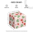 thumbnail image 2 of Honeii 's Strawberry And Flowers for Leather Square Tissue Box Cover Holder: A Stylish Organizer for Tabletops, Bathrooms, Cars & Offices, 2 of 5