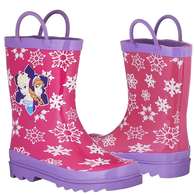 Elsa and anna rain boots best sale