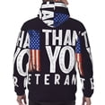 thumbnail image 7 of Fotbe Men's Hoodie with Veterans Day2 Pattern - Kangaroo Pocket Pullover Hooded Sweatshirt, Perfect for Daily Wear, Travel, and Home-X-Large, 7 of 7