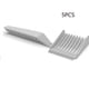 thumbnail image 1 of Peine para el cabello para hombres Peine de posicionamiento en arco Peine auxiliar para peluqueros, peine para el cabello con diseño degradado para salón y hogar (negro + gris), 1 of 5