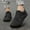 Black, variant on Xysaqa Women Flats Shoes, Slip on Flats Shoes Spring New Lovers Casual Sports Men and Women Lace-Up Flying Woven Flat Walking Shoes Shoes for Women Dressy on Clearance