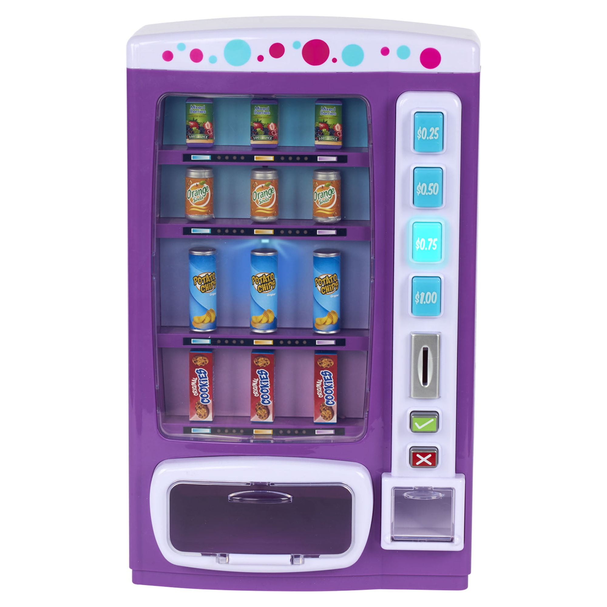 My Life As Motorized Vending Machine for 18 Doll, Purple, 29 Pieces 