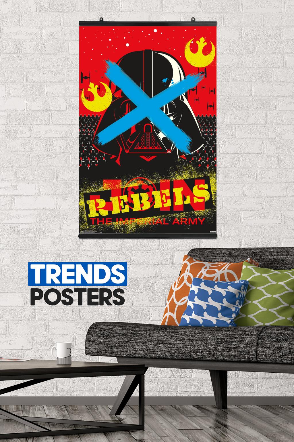 Star Wars: Saga - Vader Rebel Wall Poster, 22.375" x 34"