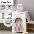 thumbnail image 5 of Covina Home 8 Piece Purple Taro Bath Towel Set Microfiber Bathroom Towel Set Ultra Soft Plush Oversized Towels Adult Luxury Bath Sheet, 5 of 9