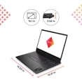 thumbnail image 2 of Hp OMEN Gaming Laptop, 16.1" FHD Display, Intel Core i7-13700HX, 32 GB DDR5 RAM, 1 TB PCIe NVMe SSD, NVIDIA GeForce RTX 4060, Backlit Keyboard, Windows 11 Home, Black, 2 of 5