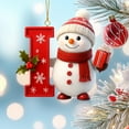 thumbnail image 4 of 26 Letters Christmas Tree Decoration Pendant Christmas Tree Ornaments DIY Christmas Ornaments Christmas Decoration Xmas Tree Hanging Decor, 4 of 6