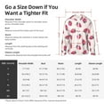 thumbnail image 4 of KLL Hand Drawn Strawberry Print Men's Women’s UPF 50+ Sun Protection Outdoor Hoodie Jacket Long Sleeve Fishing Hiking Performance Shirt-Medium, 4 of 6